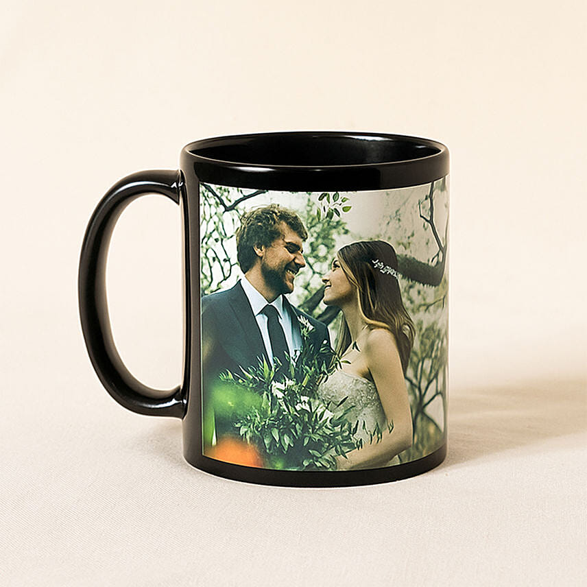 Classic Black Personalised Mug: Classic Personalised Mugs