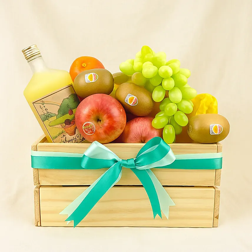Healthy Fresh Fruit Cart: Wellness Hampers