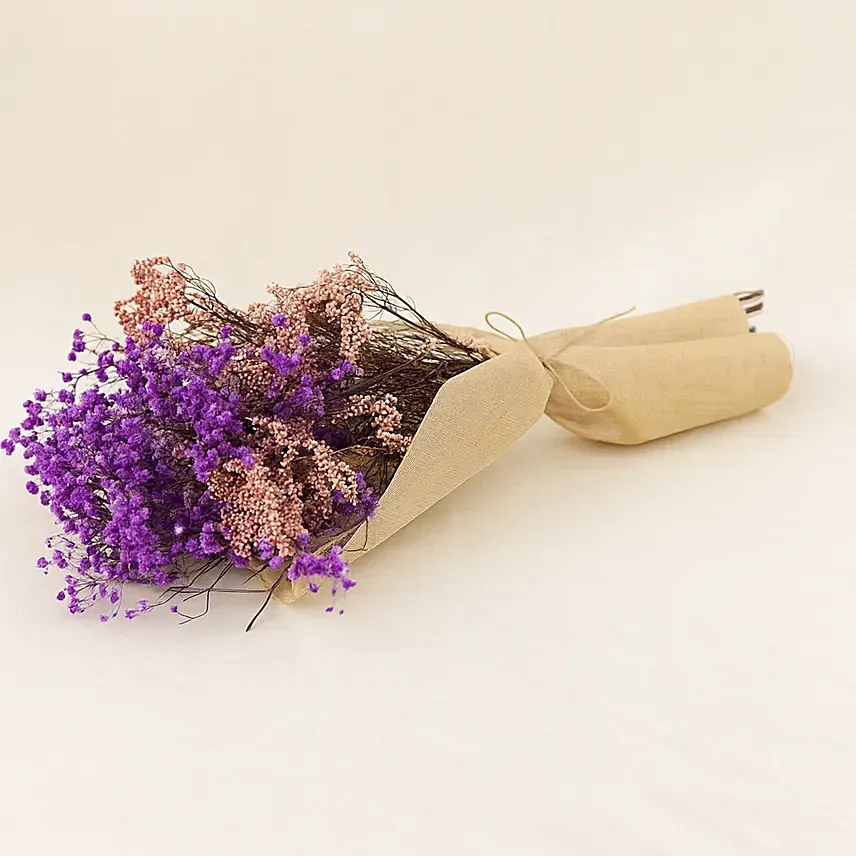 Pretty In Purple Bouquet: Dried Flowers
