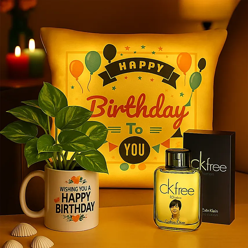 Birthday Bundle with Perfume and Plant Birthday Bundle with Perfume and Plant: Mugs