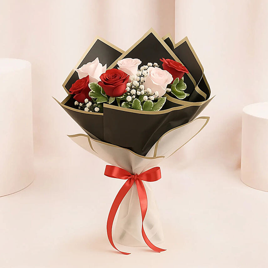 Attractive Six Stolen Roses Bouquet