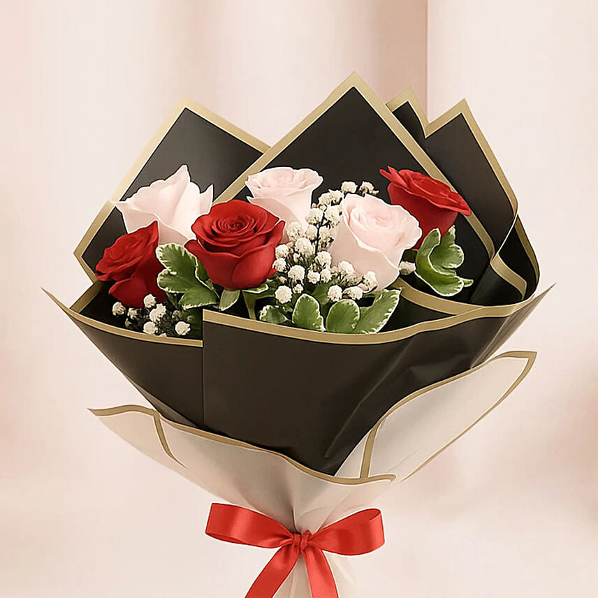 Attractive Six Stolen Roses Bouquet