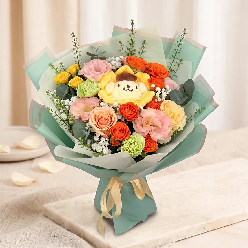 Bloom Buddies - Pompompurin Sunshine Bouquet