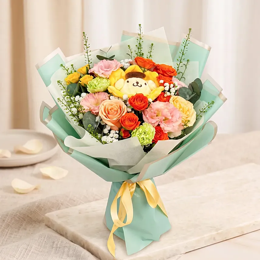 Bloom Buddies - Pompompurin Sunshine Bouquet
