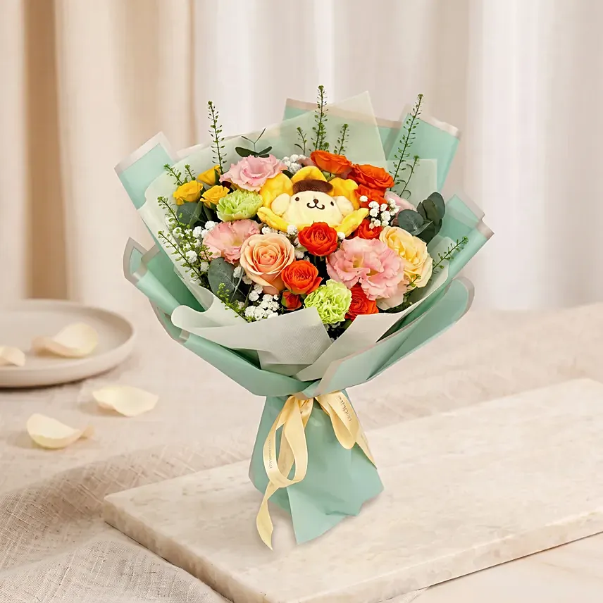 Bloom Buddies - Pompompurin Sunshine Bouquet
