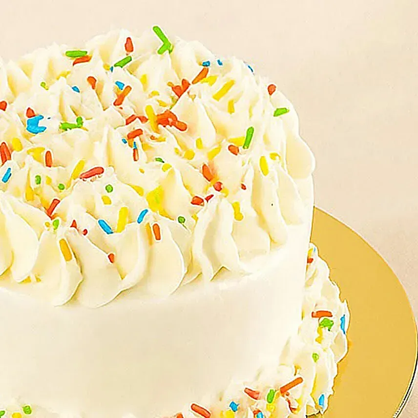 Delicious Eggless Vanilla Confetti Mini Cakes 4inches
