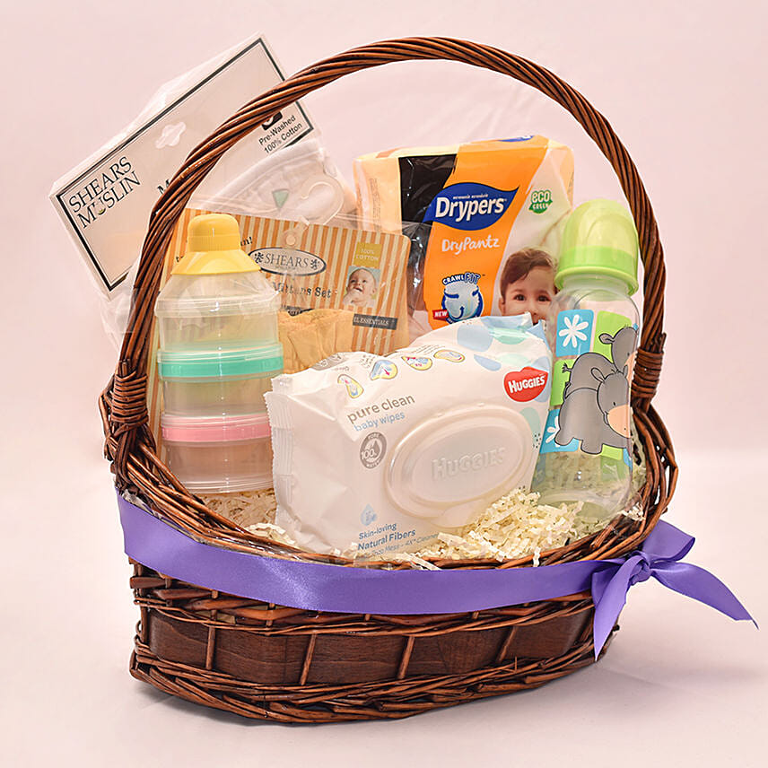 Newborn Baby Gift Basket