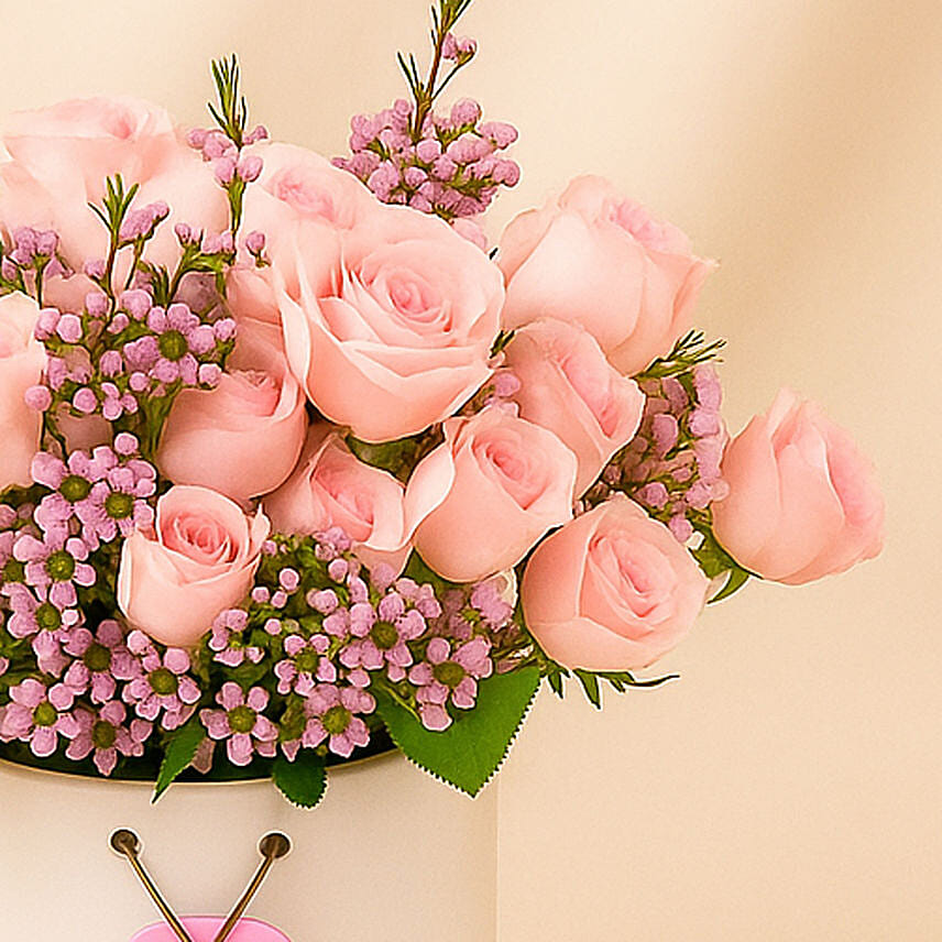 Valentine Romantic Flower Arrangement