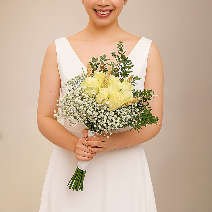 Eternal White Bridal Bouquet Eternal White Bridal Bouquet: Wedding Flowers