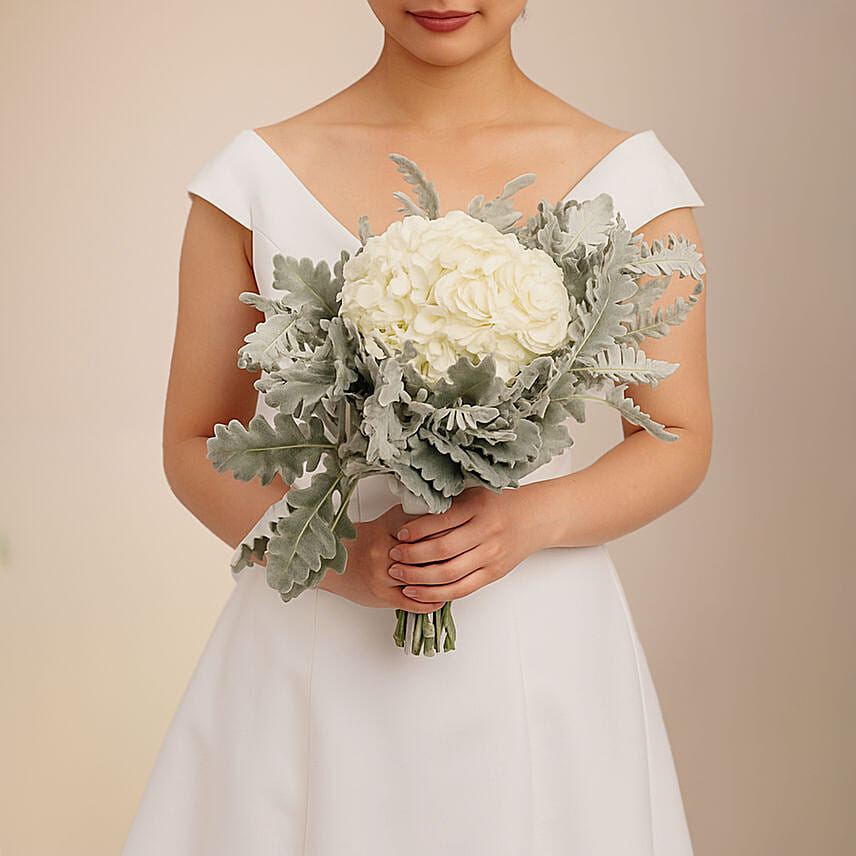 Graceful White Bridal Bouquet Graceful White Bridal Bouquet: Wedding Bouquets