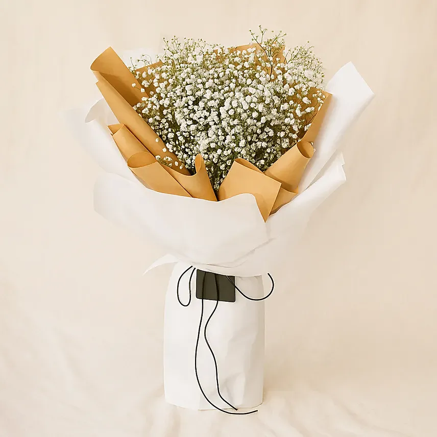Happy Baby Breath Bouquet: Baby's Breath Flowers