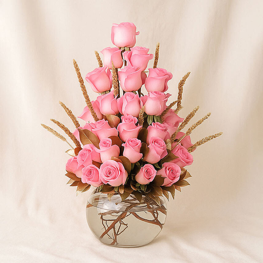 28 Pink Roses Beauty: 