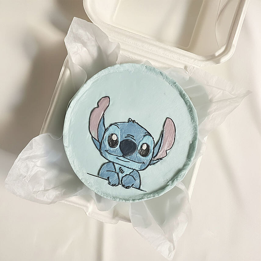 Lilo and Stitch Mini Chocolate Cake 4 inches: Lilo N-stitch-cakes