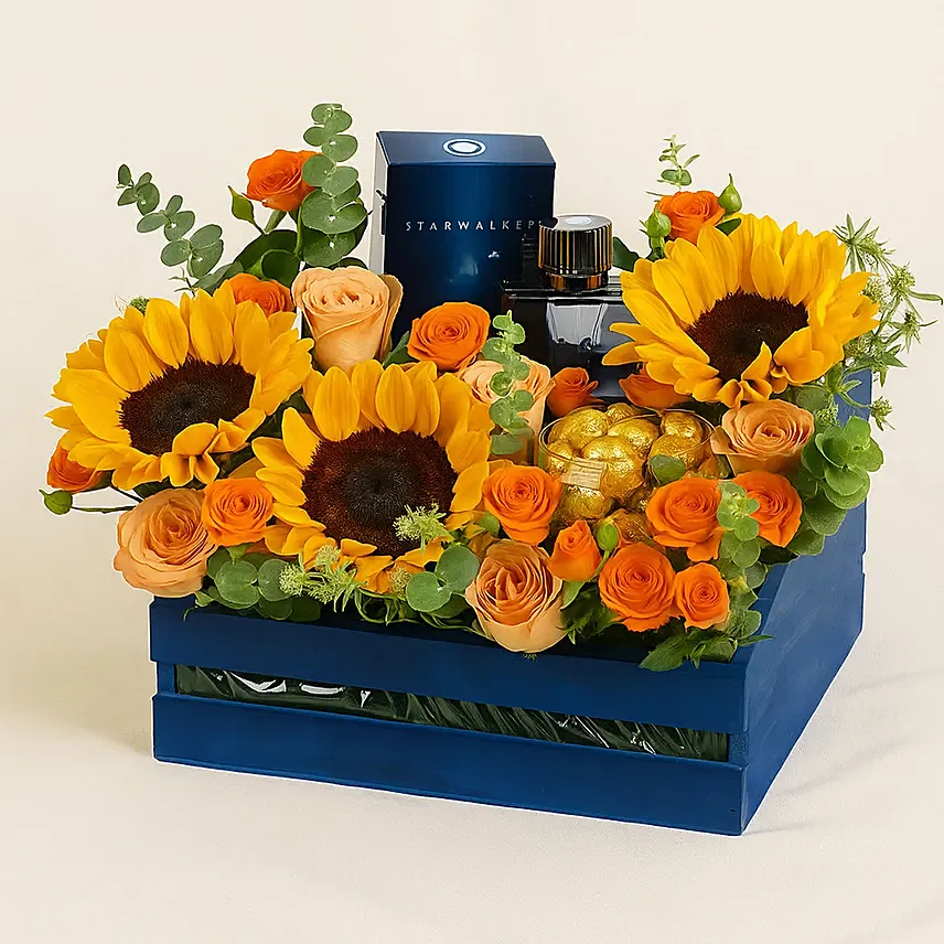 Mont Blanc Perfume with Flowers & Chocolates: 