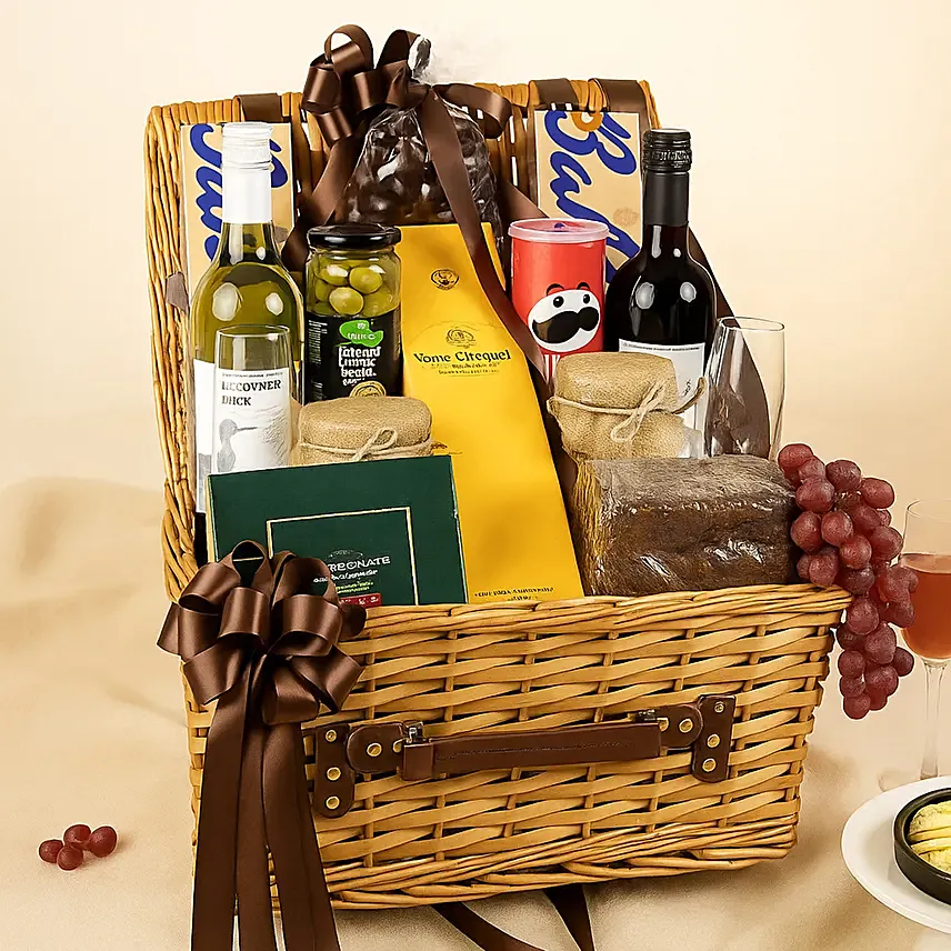 Premium Wine & Champagne Hamper: Christmas Hampers Singapore