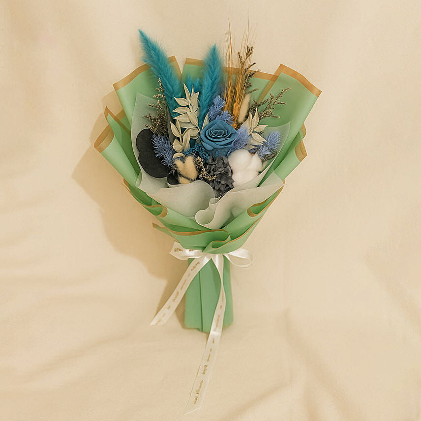 Azure Devotion Preserved Flowers: Preserved Flowers Singapore