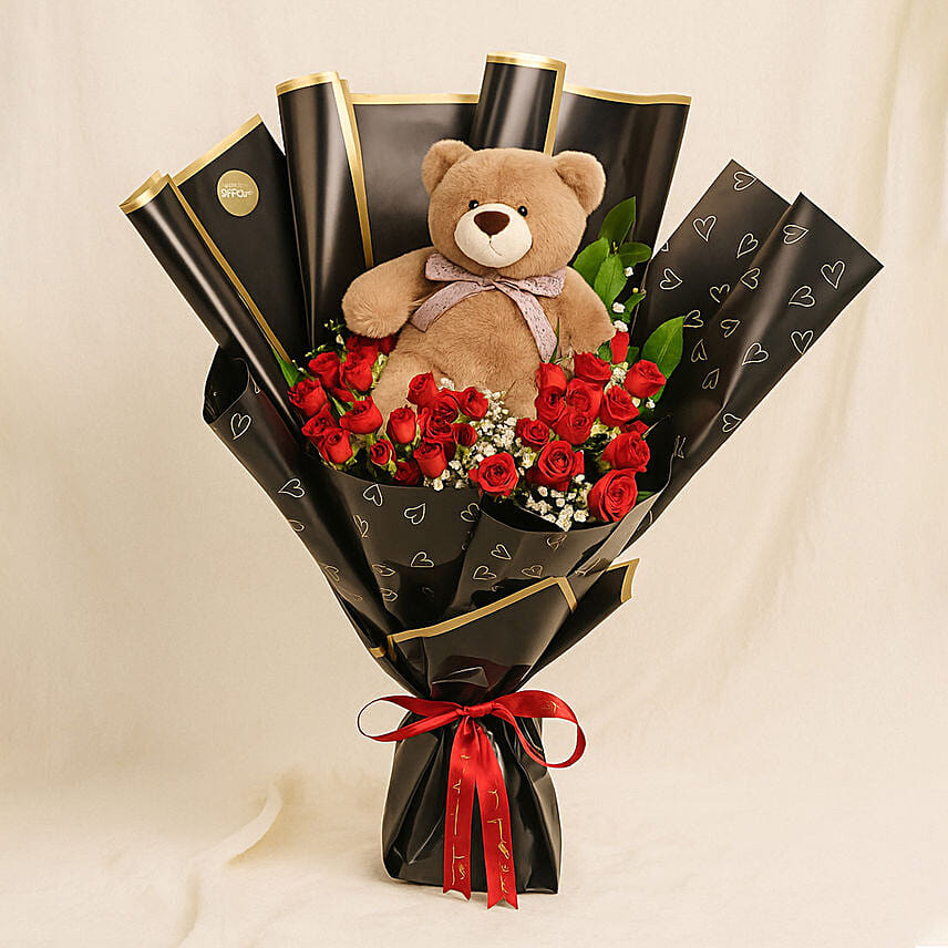 I Love You Beary Much: I Miss U Flowers