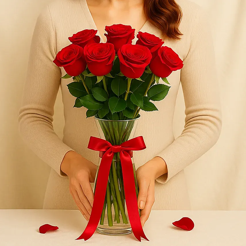 Ravishing Romance Vase: Valentine's Bouquets