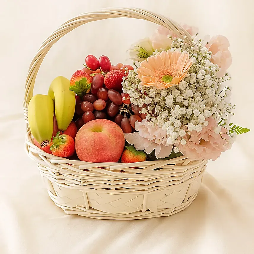Flowers & Fruit Harmony Basket: Hari Raya Hampers