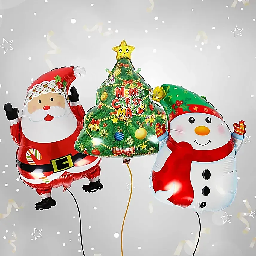 Christmas Celebration with Balloon Set: Christmas Gifts for Family
