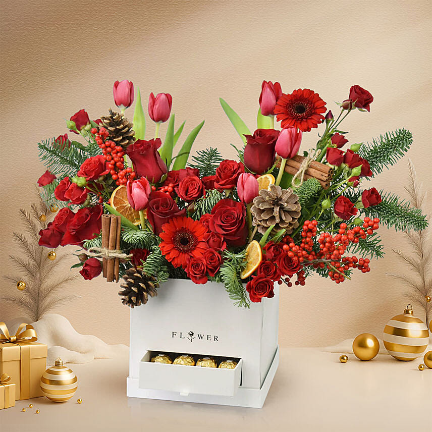 Grand Christmas Wishes Flowers: Christmas Gifts Singapore