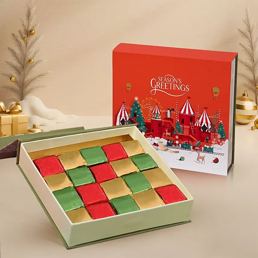 Color of Christmas Chocolate Box: Christmas Chocolates