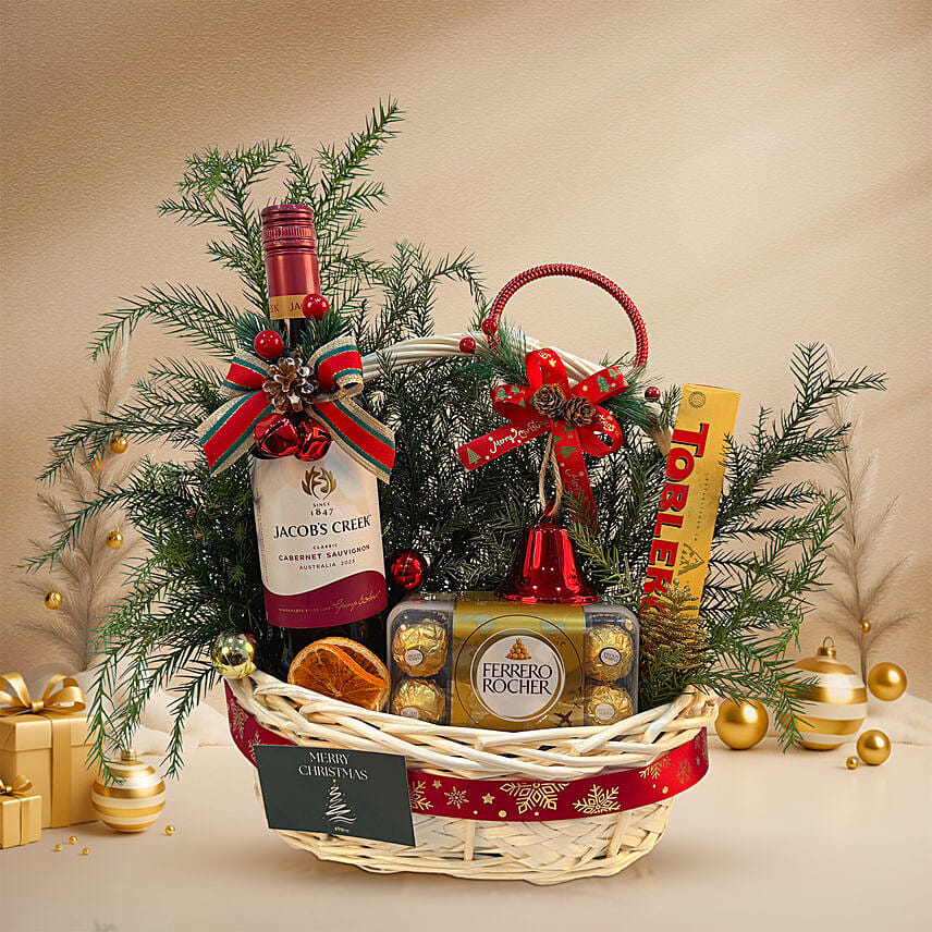 Cherished Holiday Moments Basket: Christmas Chocolates