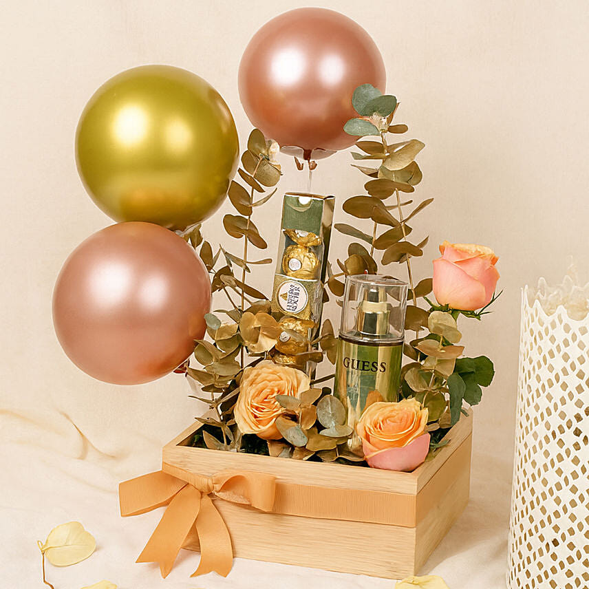 Guess Girl Mist Flowers and Rochers: Flowers And Balloon Delivery