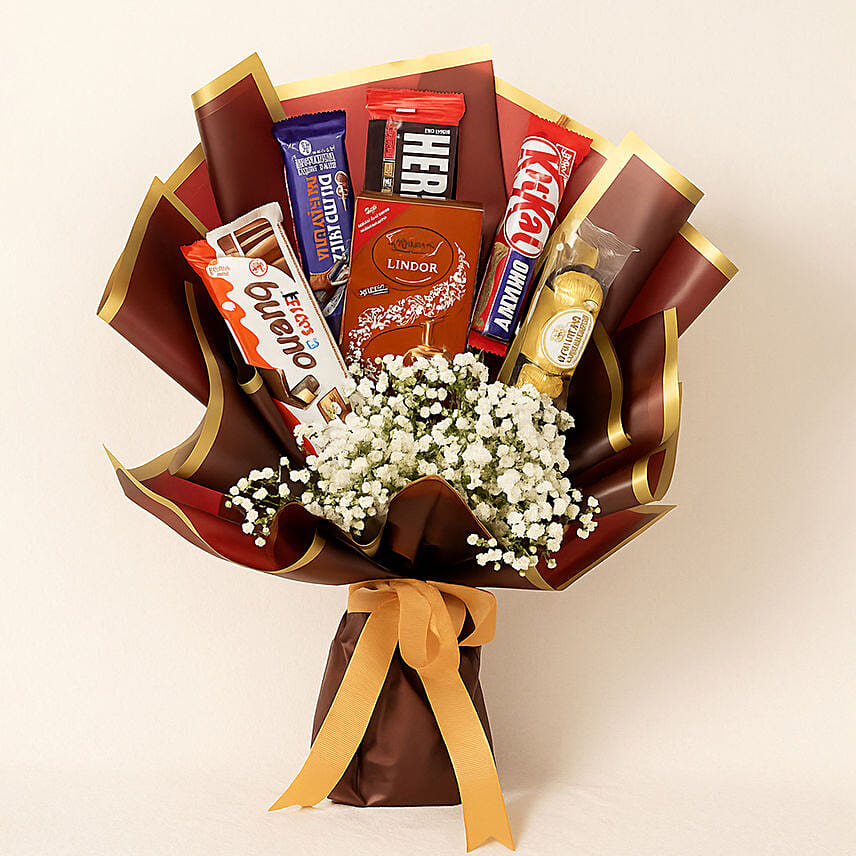 Tempting Chocolates Mini Bouquet: Chocolates