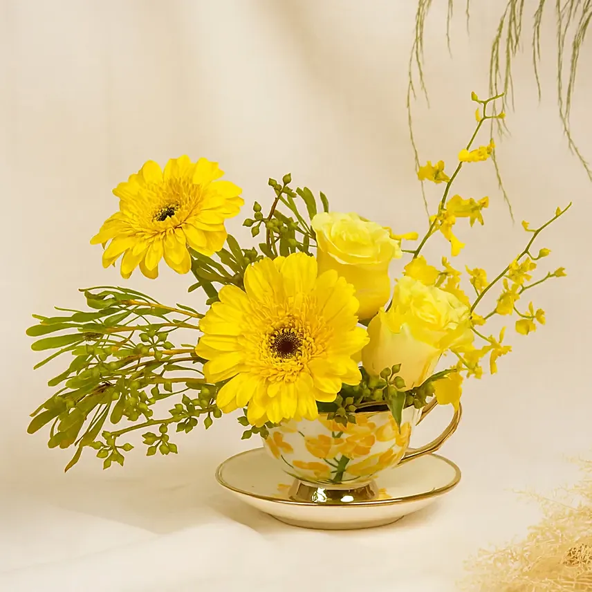 The Yellow Flowers Mug: Yellow Flowers
