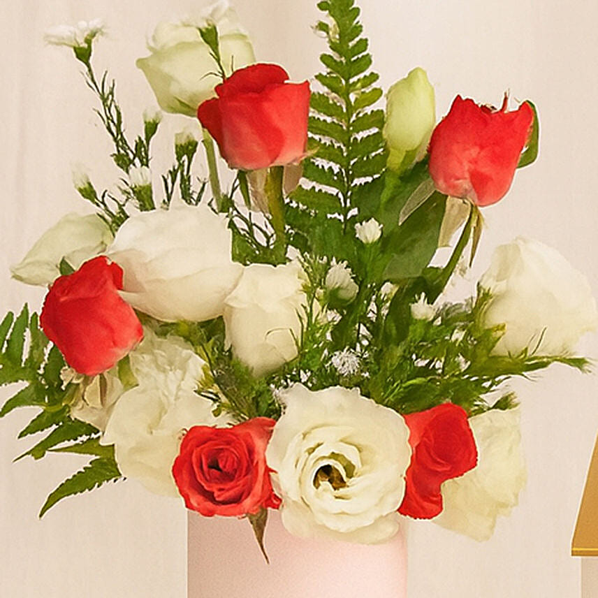 Mini Celebration Flowers Box & Cake Delivery in Singapore - FNP SG