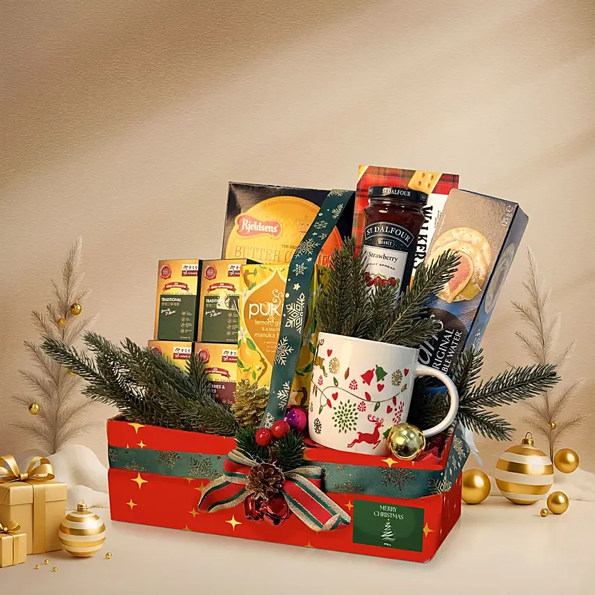 Holidays Tea Time Indulgence Hamper: Christmas Hampers Singapore