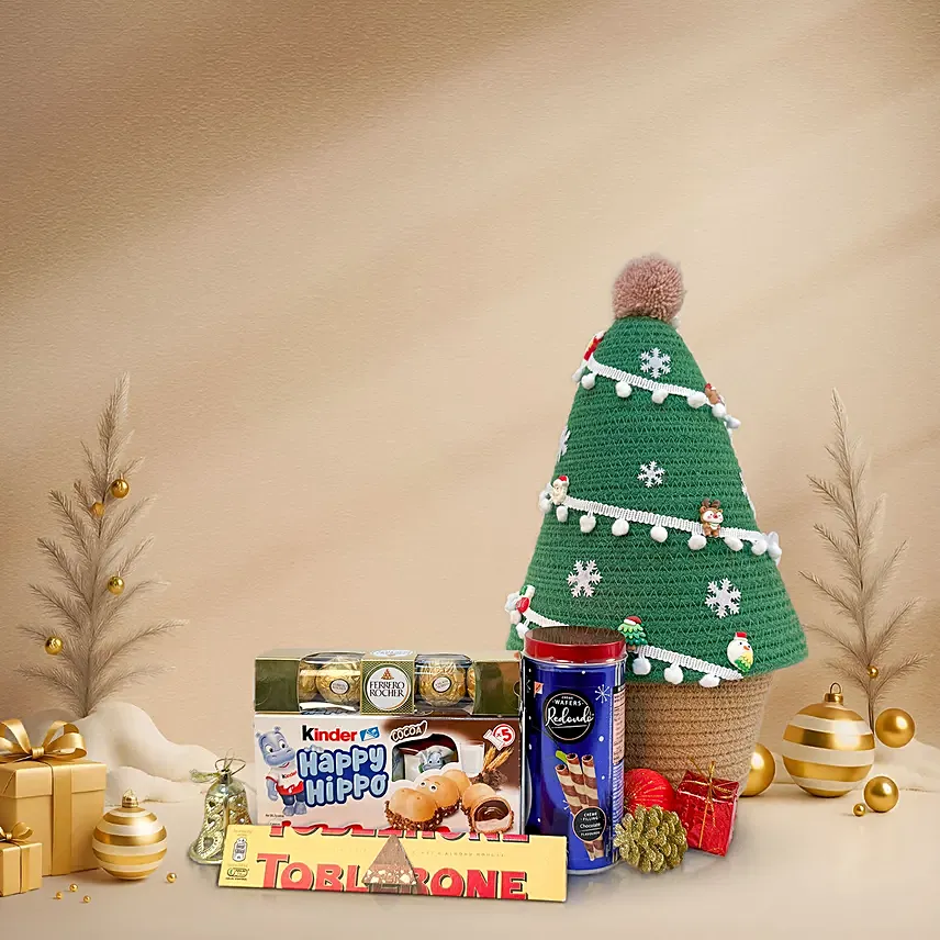 Festive Treats & Christmas Hut Gift Hamper: Last Minute Gifts Delivery Singapore