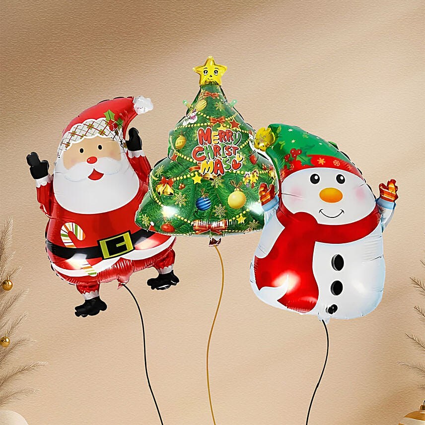 Christmas Celebration with Balloon Set: Christmas Balloons