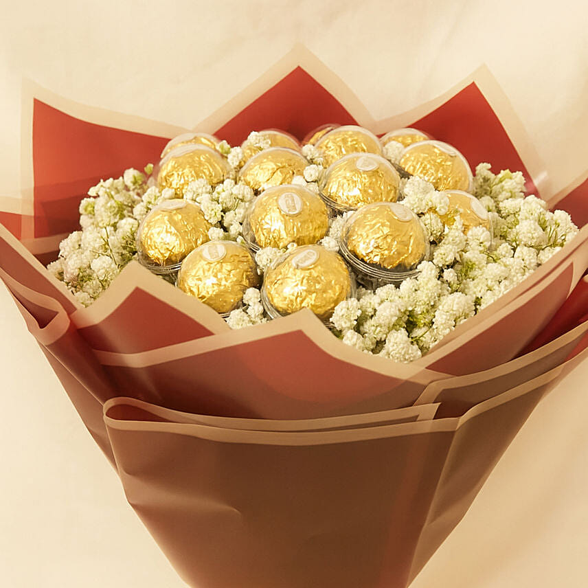 Designer Rochers Bouquet: Chocolate Bouquet Singapore