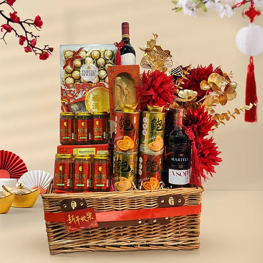 Fortune Blooms Hamper: 