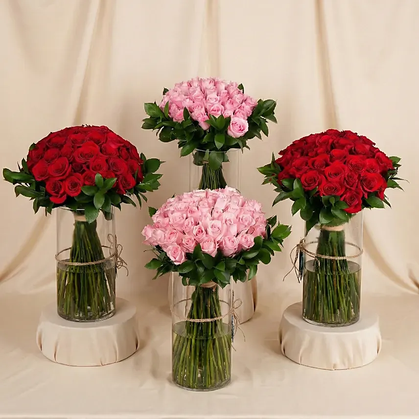 Valentines 160 Roses Arrangement: For Boyfriend