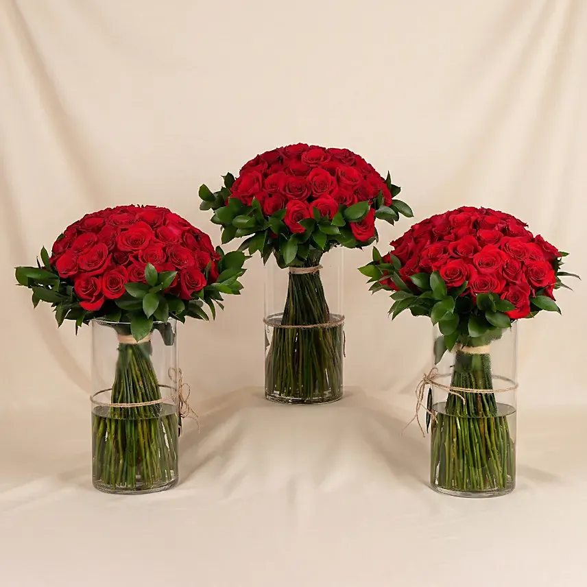 Valentines Red Roses Arrangement: Valentine's Flowers