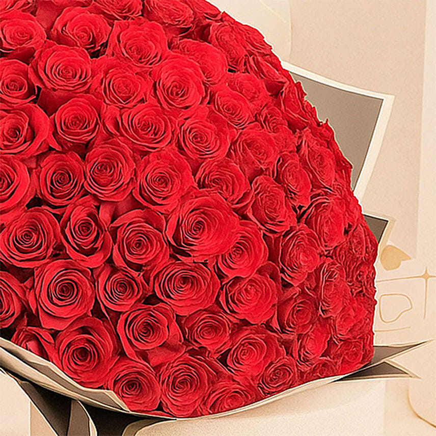 Sg Roses Design 111 Grand Red Roses Bouquet for Your Valentine Delivery in Singapore ...
