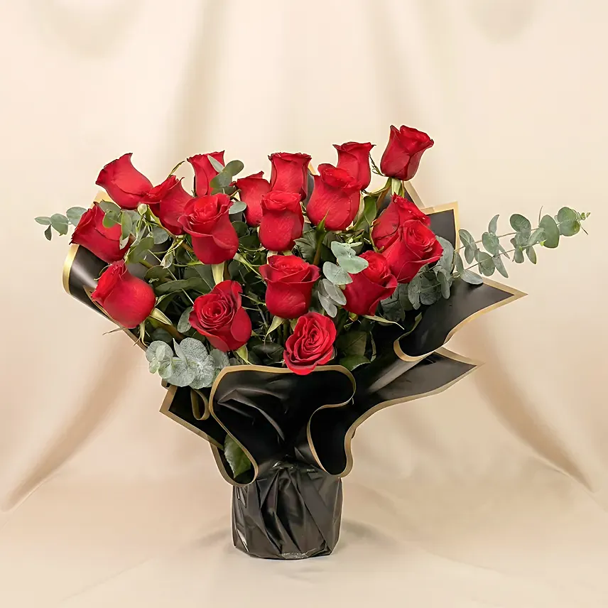 Beautiful Bouquets Of 24 Red Roses For Valentines: Valentine's Gifts for Husband