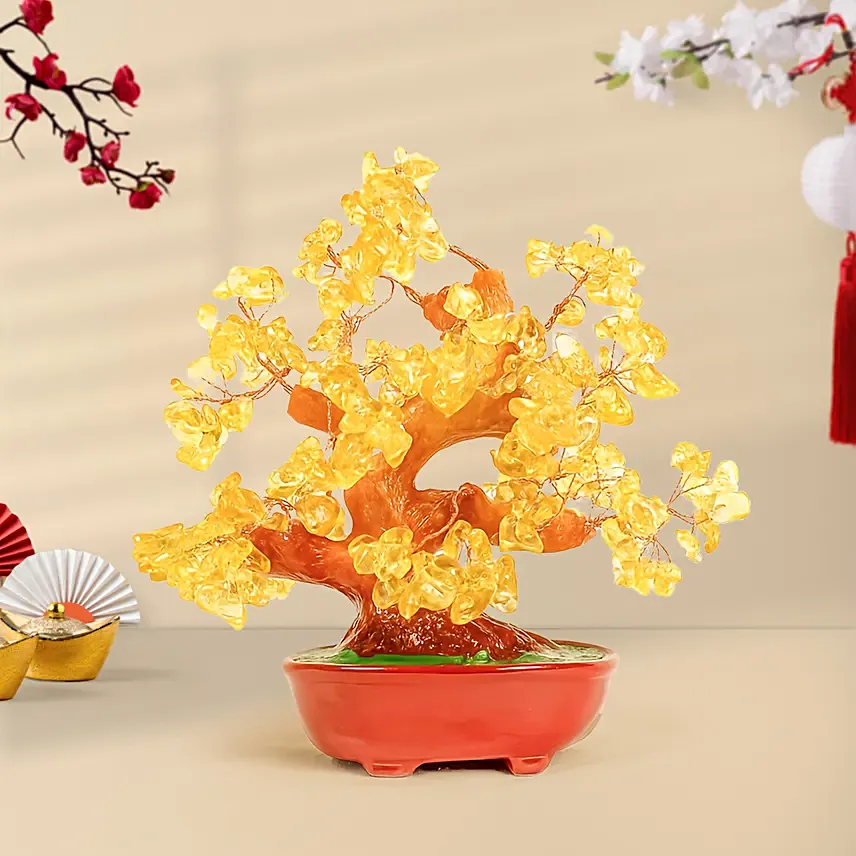 Colorsheng 7 Inch Quartz Crystal Money Tree 7 Inches: Wish Tree 