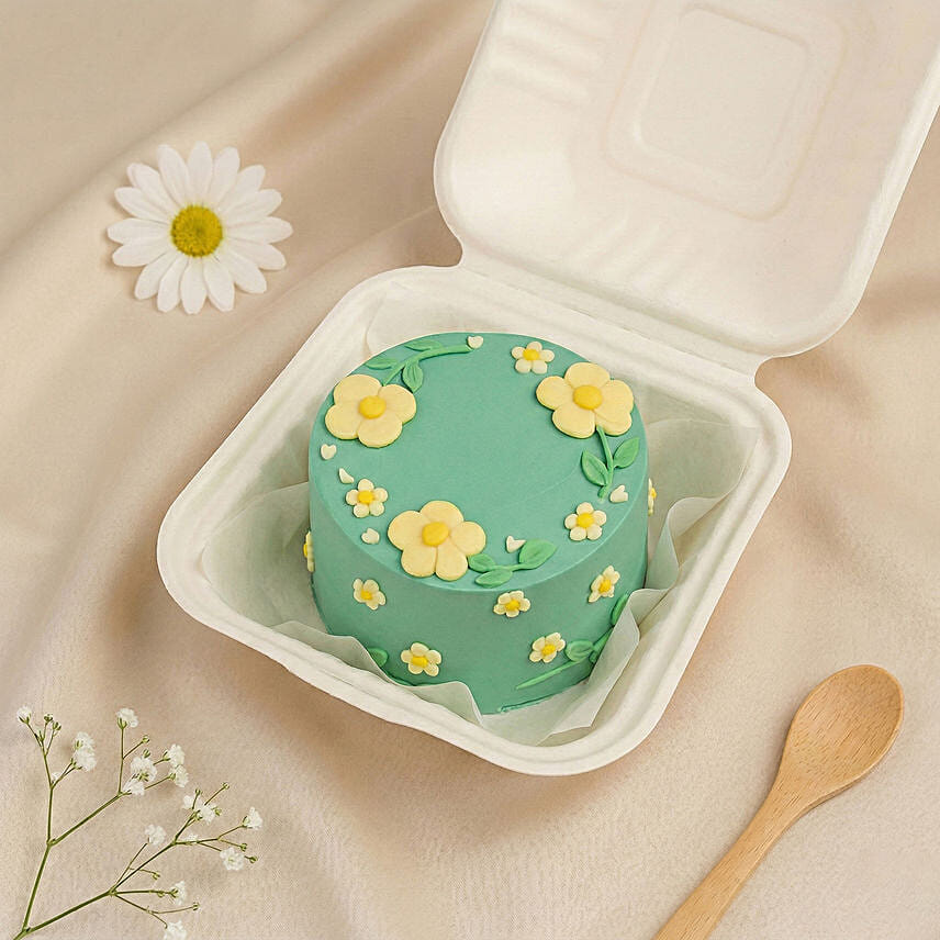 Daisy Theme Bento Cake: Bento Cakes 