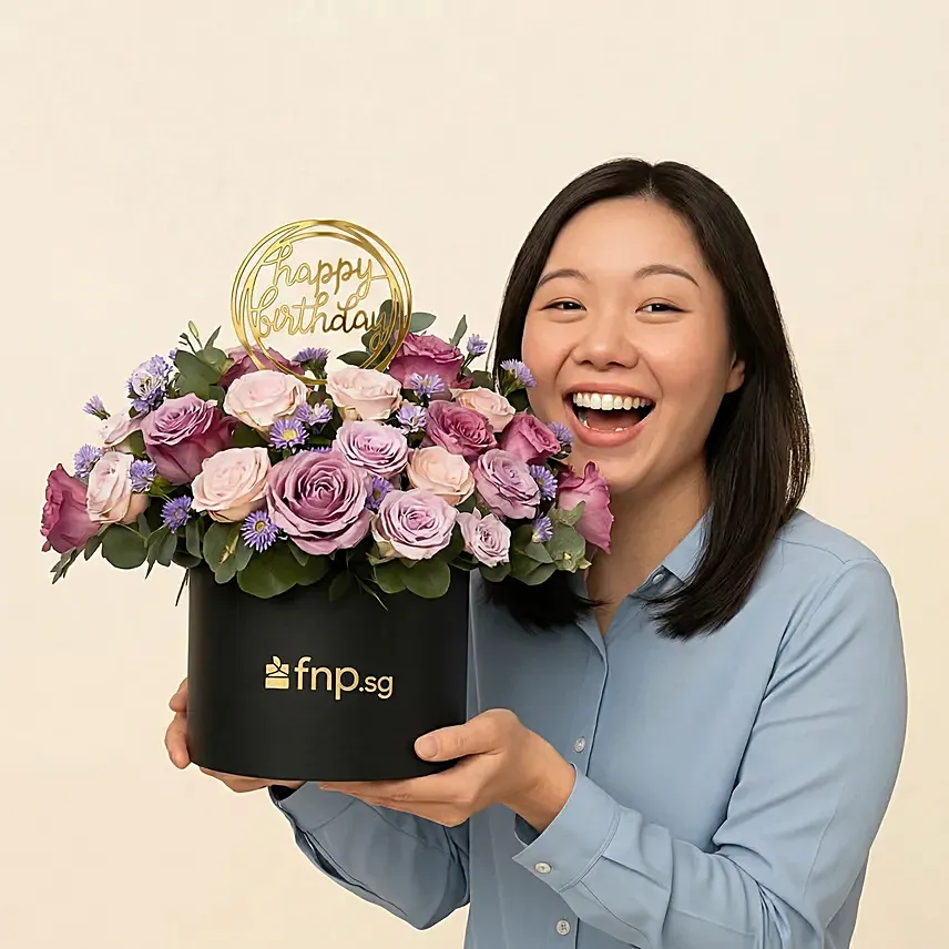 Birthday Flowers Box: Birthday Gifts 