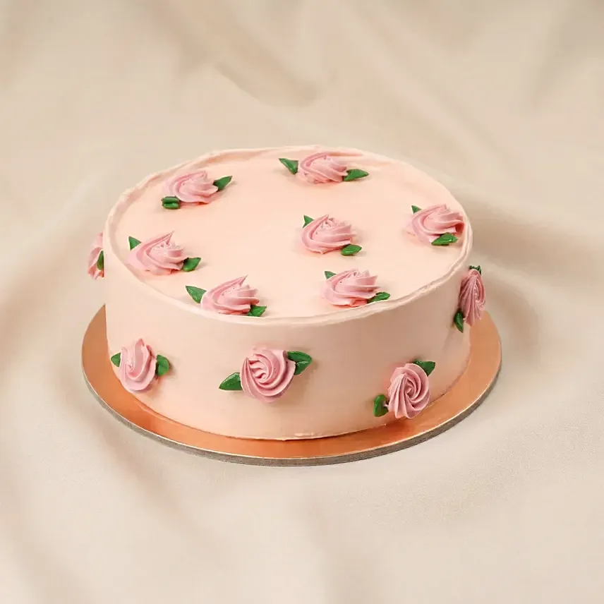 Blush Rose Chocolate Fudge Cake: Cake For Mom