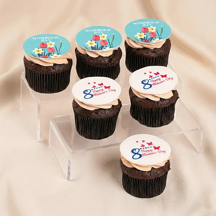 Women's Day Chocolate Cup Cakes: Cupcakes Delivery Singapore