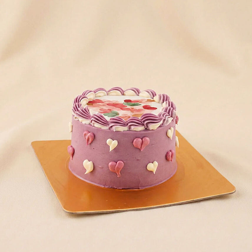 Women&rsquo;s Day Heart Bliss Cake: Womens Day Cakes