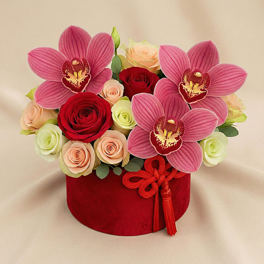 Vibrant Flowers Beauty Box: Mid Autumn Festival Gifts