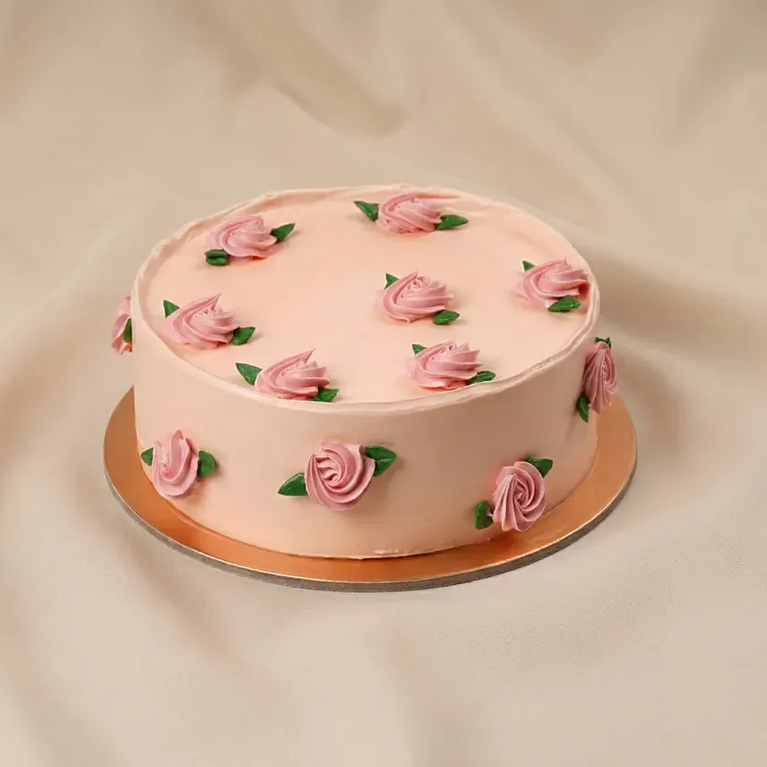 Blush Rose Chocolate Fudge Cake: Cakes