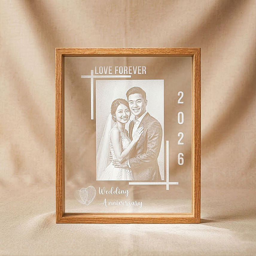 Personalised Anniversary Photo Frame: Customised Photo Frames