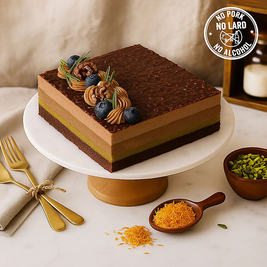 Dubai Chocolate Hazelnut Cake: Gifts For Sister